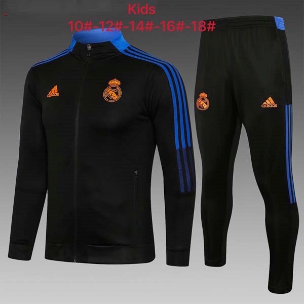 Kinder Trainingsanzug Real Madrid 2022 Schwarz Blau